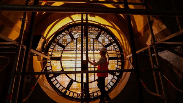 The clock will be repaired for the first time in a century. Photo by Jason South