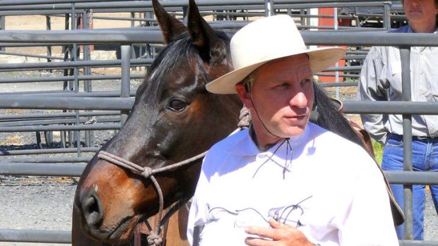 Mane man ... Buck Brannaman helps ''horses with people problems''.