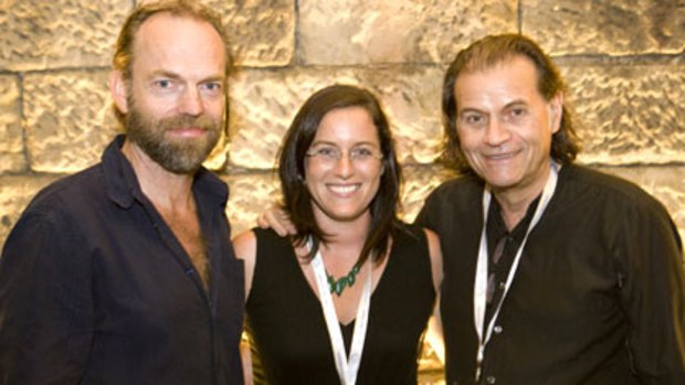 Voices for the animals .... Hugo Weaving, Ondine and Brian Sherman.