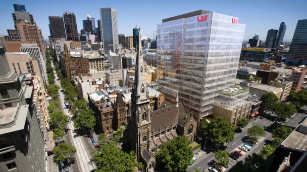 The 150 Collins Street development, a Melbourne property attracting foreign funds.