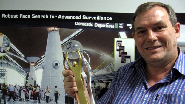 University of Queensland professor Brian Lovell won an international award for applying face recognition to low-quality CCTV footage.