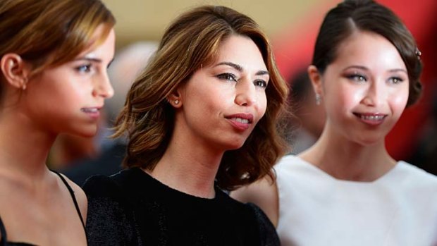Role models: Director Sofia Coppola (centre) with actors Emma Watson (left) and Katie Chang at the premiere of <em>The Bling Ring</em>.