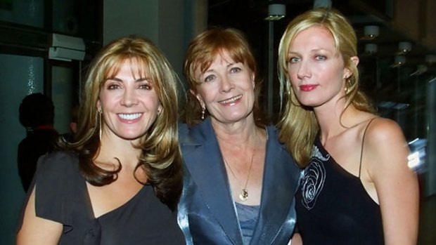 Natasha Richardson with her mother, Vanessa Redgrave, and sister Joely.