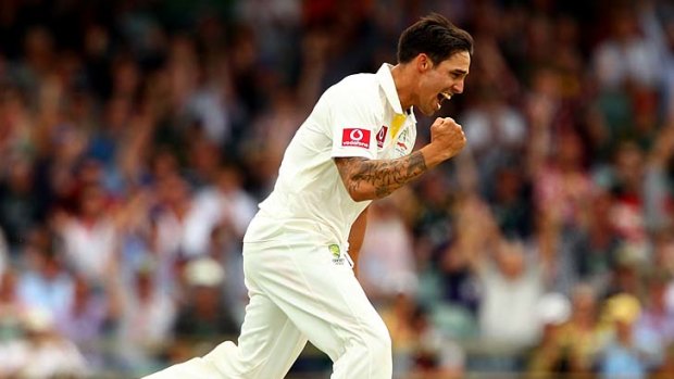 Back in gear: Mitchell Johnson is in the next phase of his career.