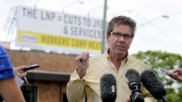 Queensland Council of Unions president John Battams says unions will campaign against the entire LNP, rather than just Premier Campbell Newman, at the next election.