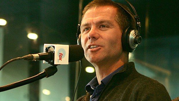 Popular host ... Matt Tilley on air for Fox FM.