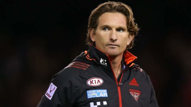 Essendon coach James Hird.