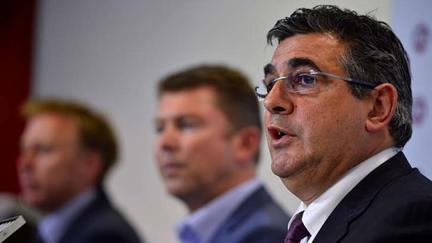 Moving goalposts ... alcohol is AFL chief Andrew Demetriou's No.1 enemy in the code's controversial war against drug use by players.