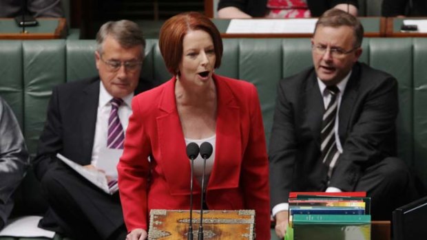 'Although Julia Gillard has finally been cloaked with some political and moral authority, she needs to show that she has learnt some political lessons from the past 18 months.'