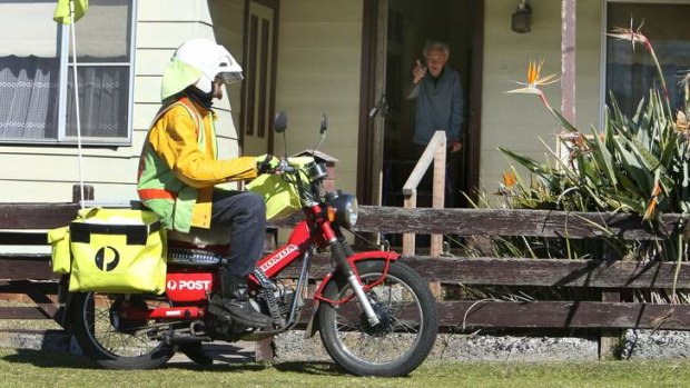 Declines: Australia Post is lobbying to reduce its five-day mail service to three days.