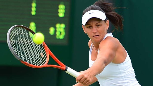 Strings theory ... wildcard entrant Casey Dellacqua says the Sydney International is the perfect preparation for her tilt at the Australian Open.