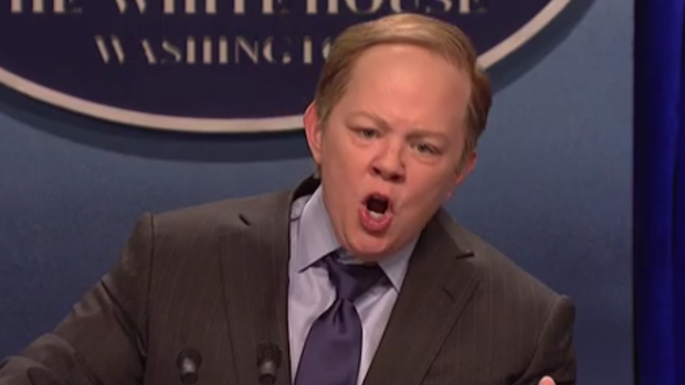Melissa McCarthy's turn as Sean Spicer on SNL was recognised.