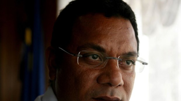 President of Nauru Marcus Stephen.