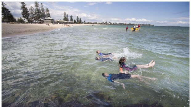 Elwood beach recorded more than 10 times the acceptable concentration of bacteria after recent heavy rain.
