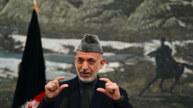Losing influence: Polls suggest that President Hamid Karzai's opinion of candidates will hold little sway over voters.