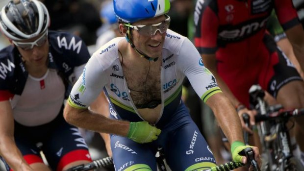 "We had a hand shake. Now I think all the story is clear": Orica-GreeEDGE's Michael Albasini.
