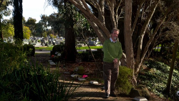 Thinking ahead: Cemeteries' horticultural chief Kevin Walsh in Fawkner Memorial Park.