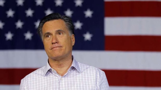 In the hot seat ... Mitt Romney.