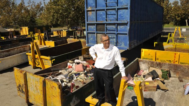 Recycling is not sustainable with the state's low levy and lack of regulation, says Roy Woodhouse of the National Recycling Group.