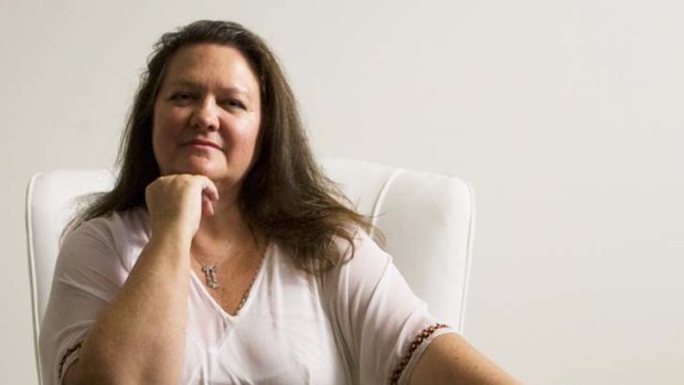 Gina Rinehart ... Australia's richest person.