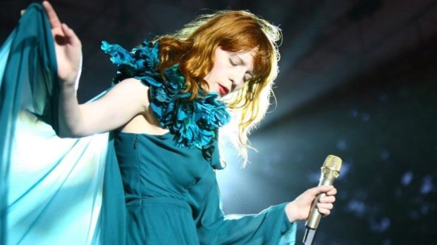 Florence Welch of Florence and The Machine.