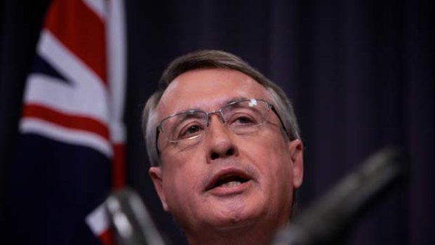 Promises ... Treasurer Wayne Swan.