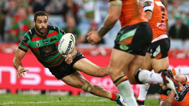 Six appeal: Greg Inglis looked good in the No. 6 jumper last week.