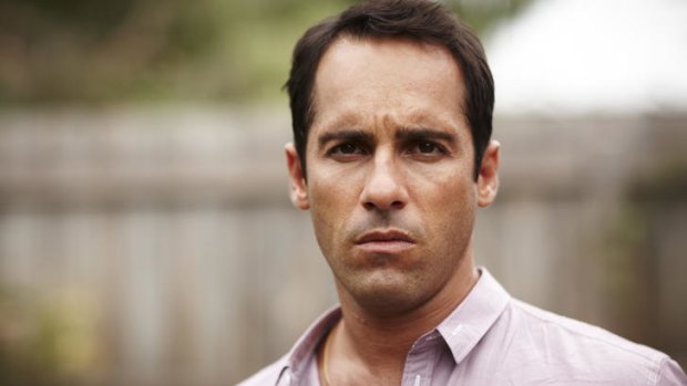 Alex Dimitriades as the violent and brash Harry in <i>The Slap</i>