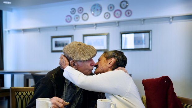 Still in love after 60 years of marriage: Salvatore Spasaro and Tindiri Spasaro.