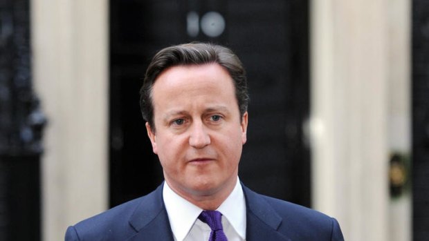 Looking to the future ... Britain's Prime Minister David Cameron.