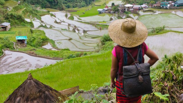 The Luzon rice terraces, Philippines.