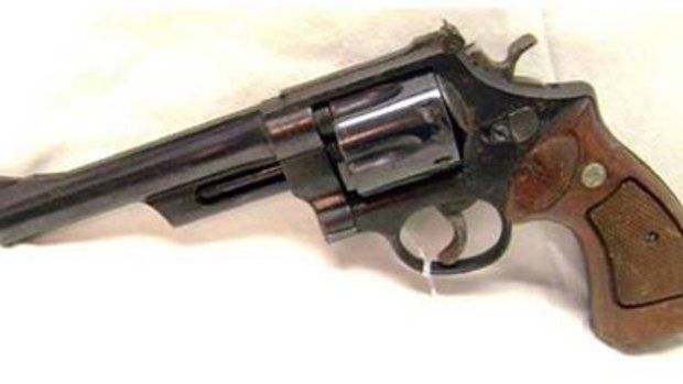 An example of a Smith and Wesson handgun which was among firearms stolen from the Belmont shooting range.