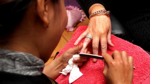Risky business: Chemicals used in the nail-maintenance industry could have serious long term effects for workers.