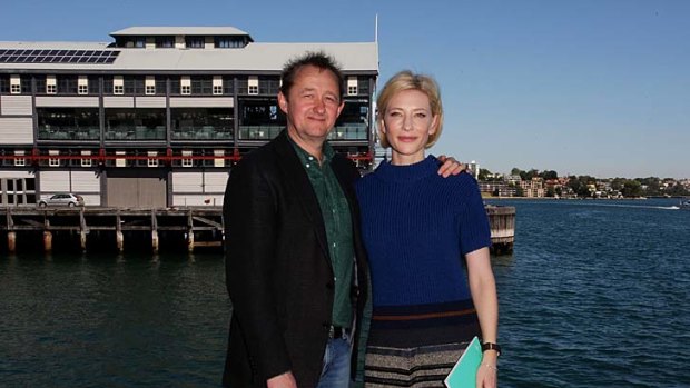 The decision makers ... Cate Blanchett and Andrew Upton launch the 2012 Sydney Theatre Company season yesterday.