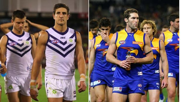 Who is best in the west? Fremantle and West Coast Eagles clash in the NAB Challenge at Arena Joondalup.