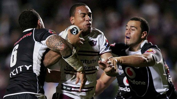 Will Hopoate is on the wing for the Sea Eagles.