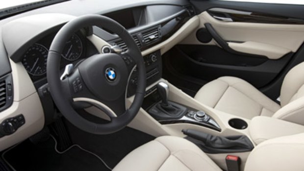 The interior of the BMW X1
