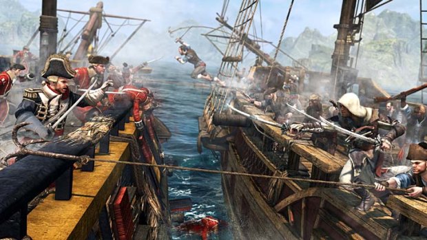 A screenshot from Assassin's Creed: Black Flag.