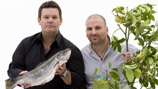 Affordable? ... Gary Mehigan and George Calombaris.