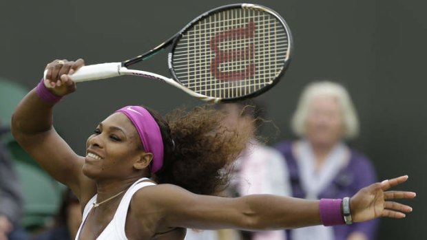 Dominant force: Serena Williams.