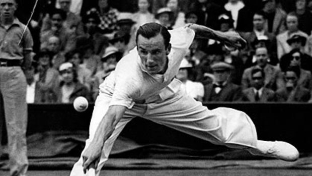 Fred Perry ... asked the umpire: "Is this a cricket or a tennis match?"