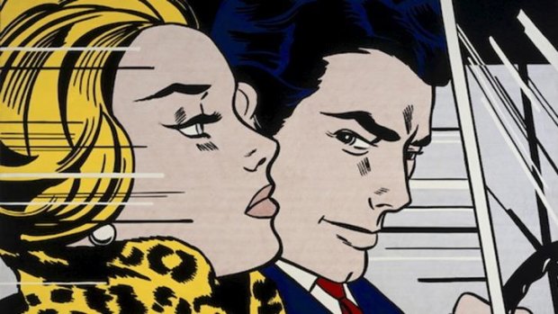 Unmissable: A work by Roy Lichtenstein from Pop to Popism at the Art Gallery of NSW.