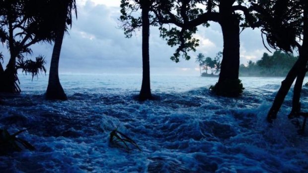 King tides hit the Marshall Islands in March.
