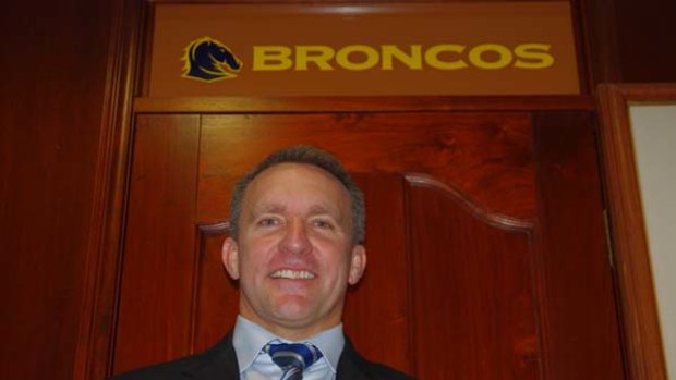 Newly appointed Brisbane Broncos CEO Paul White.