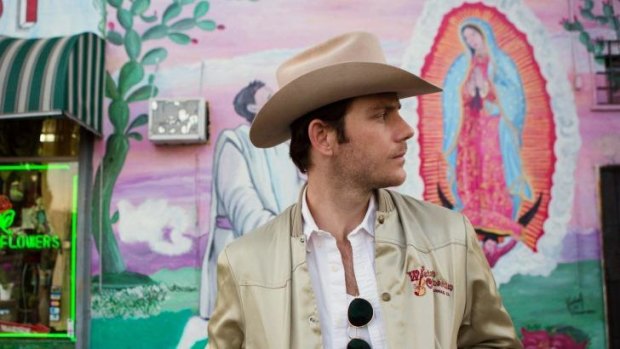Sam Outlaw performed with Jonny Fritz and Shelly Colvin, in spite of the cancellation of the Out On the Weekend festival. 