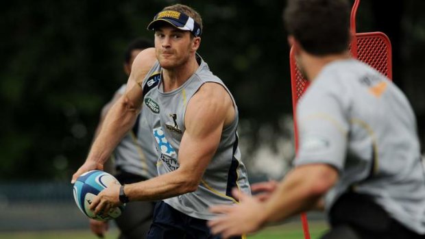 Brumbies centre Pat McCabe is ready to return from a broken neck.