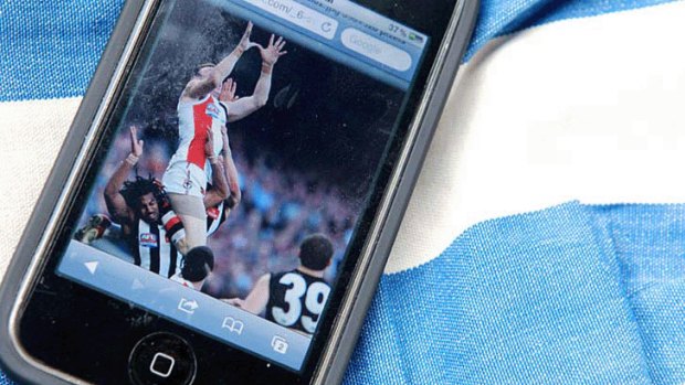 Vital message: Next month a judge rules on legal wrangle involving the AFL, NRL, Telstra and Optus.