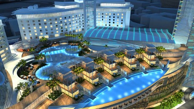 Rival bid: An artist's impression of the proposed redevelopment of the Star casino.