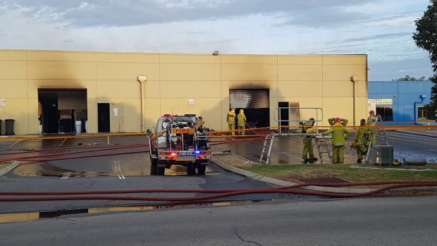 More than 70 firefighters were at the shopping centre to fight the blaze.