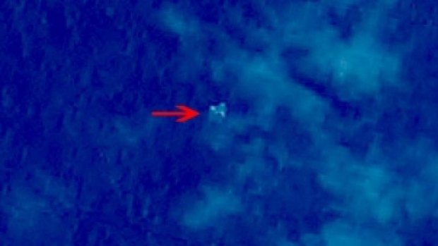 Malaysia has been highly critical of this satellite image of the South China Sea released by the Chinese early in the search.